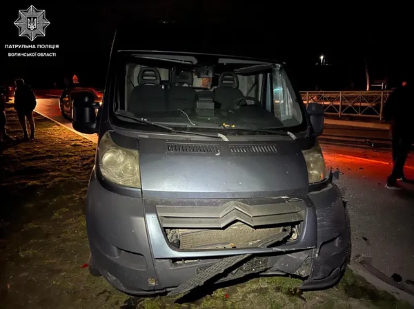 На Волині водій без посвідчення спричинив потрійну ДТП