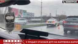 У Луцьку сталася ДТП на Карпенка-Карого: рух ускладнений (відео)