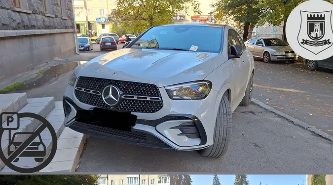 У Луцьку біля ВНУ покарали нахабних водіїв