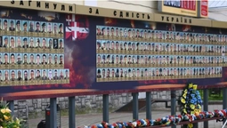 Лучани вшанували пам'ять бійців, загиблих під Волновахою (відео)