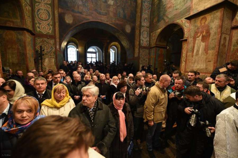 Волинський священик показав як відбувалося богослужіння у Софії Київській (фото)