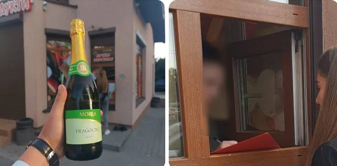 Муніципали знайшли, де у Луцьку вночі продають шампанське (фото)