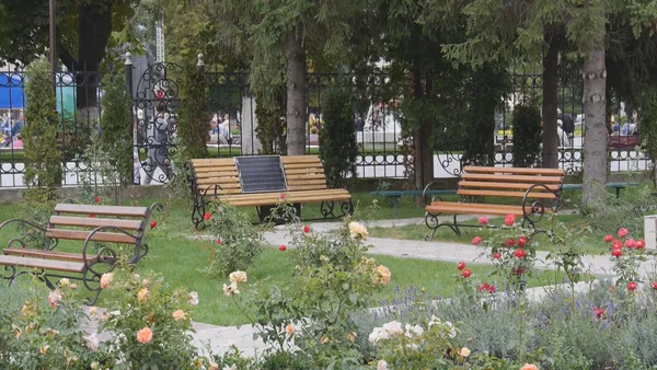 У центрі Луцька з'явилася ще одна «сонячна» лавка
