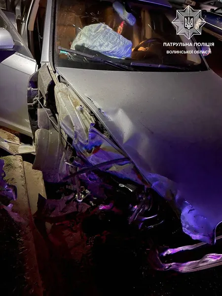У Ковелі Audi протаранило припаркований Volkswagen (фото, відео)