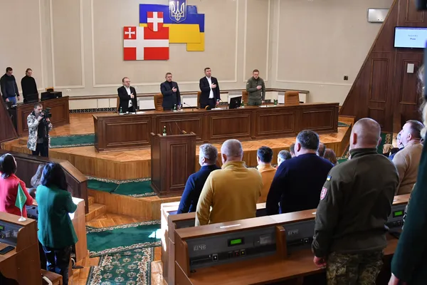Засідання позачергової сесії облради