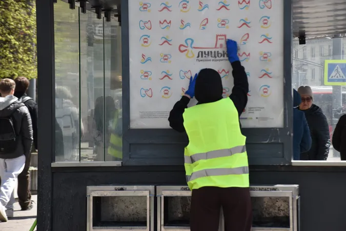 У Луцьку помили зупинки