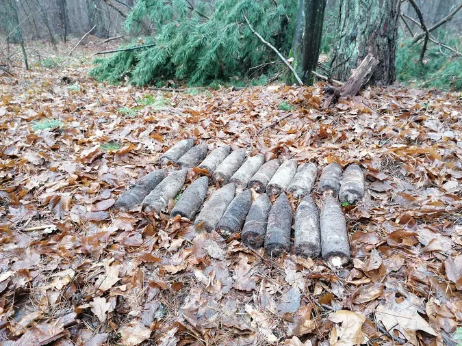 На Волині знайшли небезпечні старі снаряди