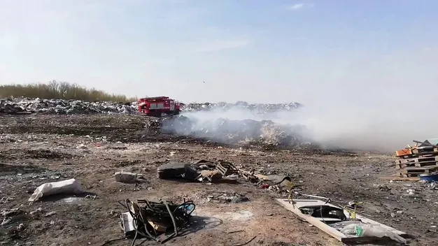 Отруйний дим, спалені поля і ліс: на Волині підпалили два смітники (фото, відео)