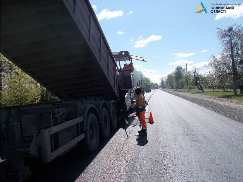 В Рожищенському районі відремонтували ділянку автошляху М-19 (фото)