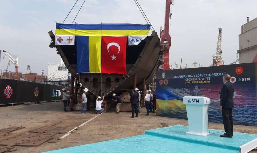 У Туреччині збудують ще один корвет для ВМС України (фото)