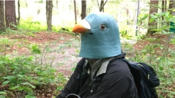 Вчений цілий рік носив гігантську маску птаха, щоб обдурити пернатих (фото)