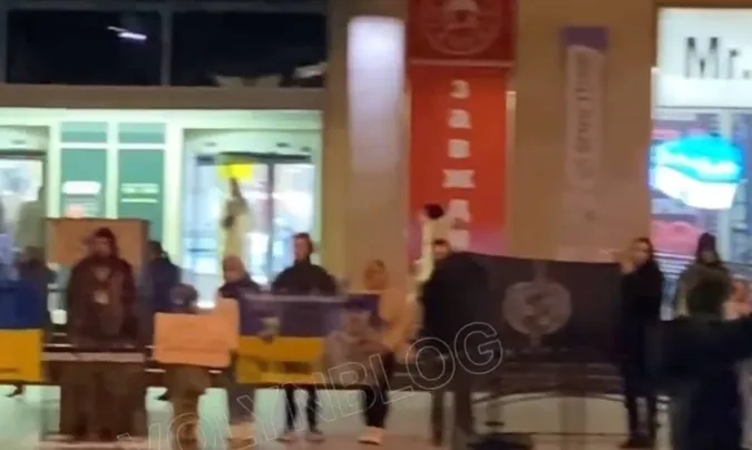 У центрі Луцька провели акцію на підтримку військовополонених (відео)
