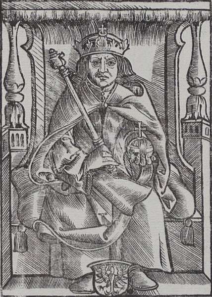 Олександр Яґеллончик. Гравюра невідомого художника, 1521 р.