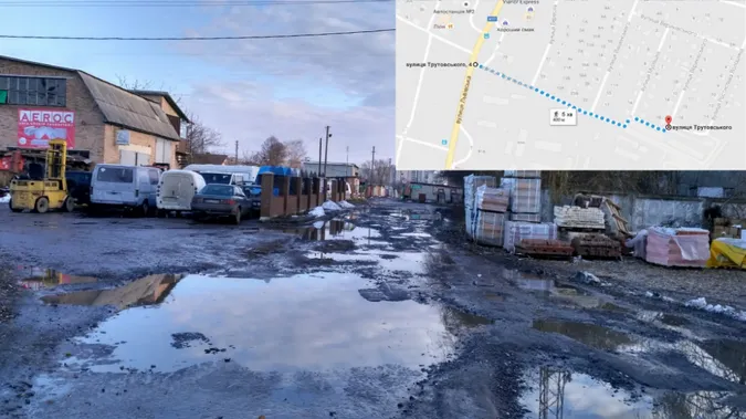 Лучани просять відремонтувати дорогу у приватному секторі