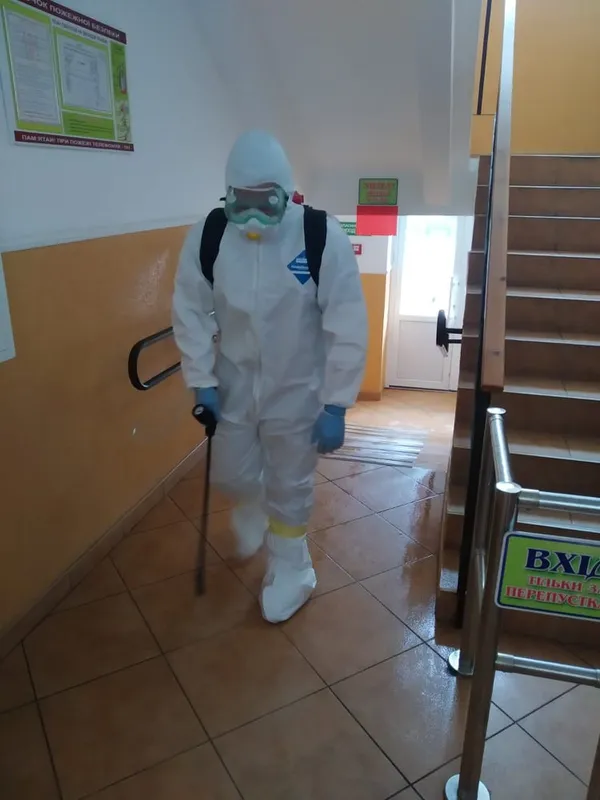 Луцький ЦНАП продезінфікували від коронавірусу