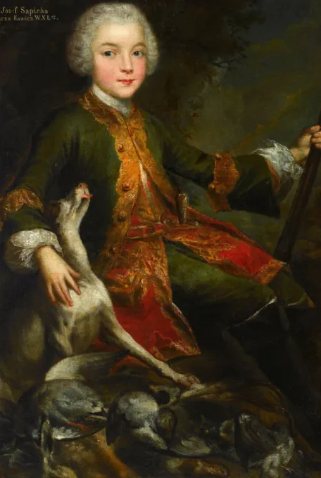 Юзеф Сапіга в дитинстві, портрет 1744 року з колекції Велицького палацу