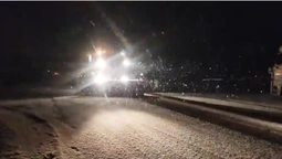 Після снігопаду на дороги Волині вигнали 37 одиниць спецтехніки (відео)