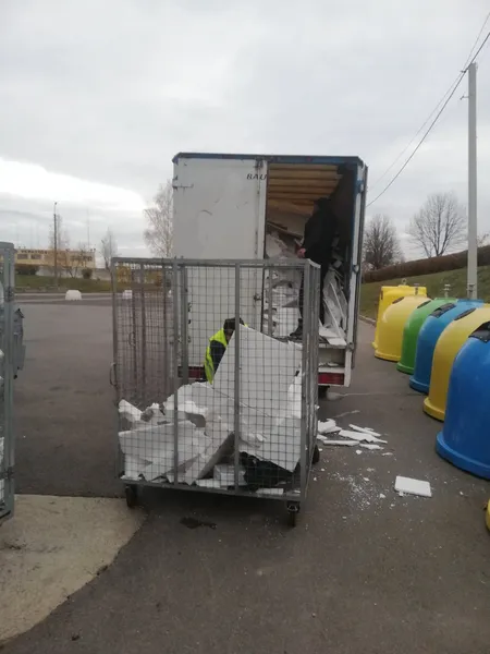 У Луцьку зібрали і перероблять 110 кг пінопласту