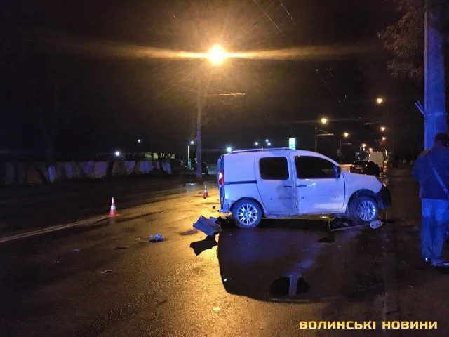 У Луцьку вночі сталася ДТП