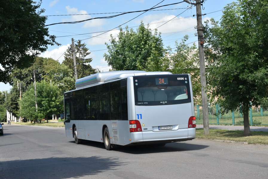 У Луцьку запустили п’ять автобусів MAN на маршрут №24 (фото, відео)