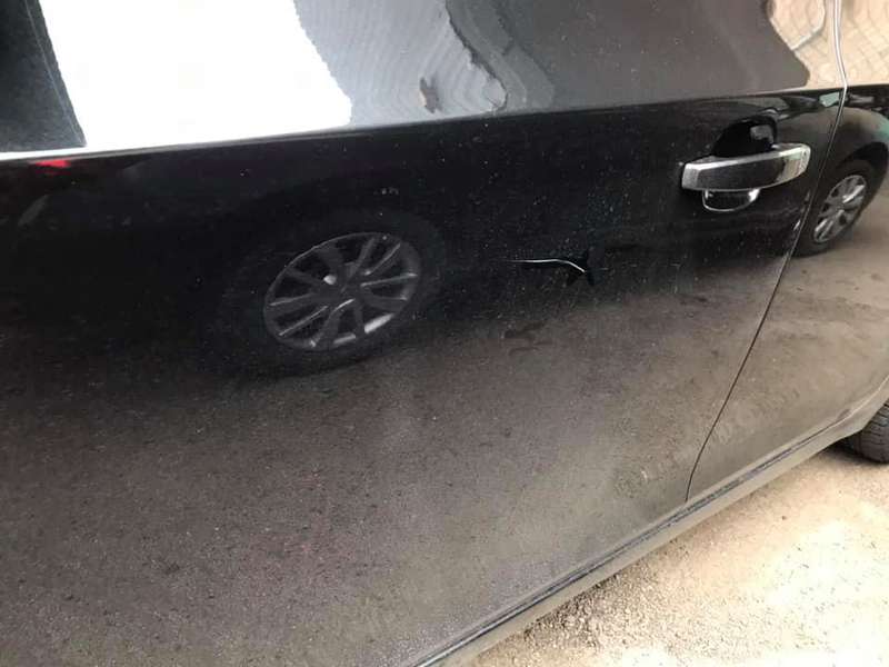 Вандали пошкодили автомобіль лучанина, поки він відійшов на 10 хвилин