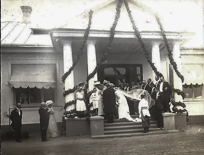 Весілля Марії Грохольської та Зигмунта Червінського, Підбереззя, 1913