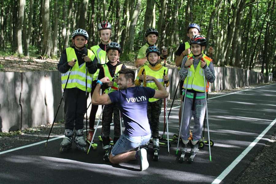 У Підгайцівській громаді тренуються волинські біатлоністи (фото)