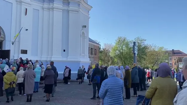 Епіфаній – у Володимирі: собор не вмістив усіх охочих (відео)