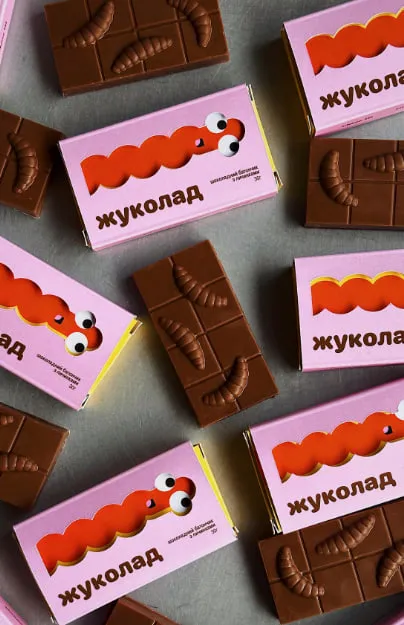 В «Аврорі» почали продавати шоколад з хрусткими личинками (фото)