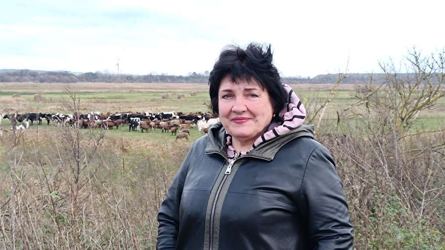 Людмила Альохіна, дружина вівчара Володимира з Донеччини
