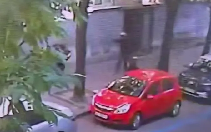 Момент вбивства Андрія Парубія у Львові потрапив на камери (відео)