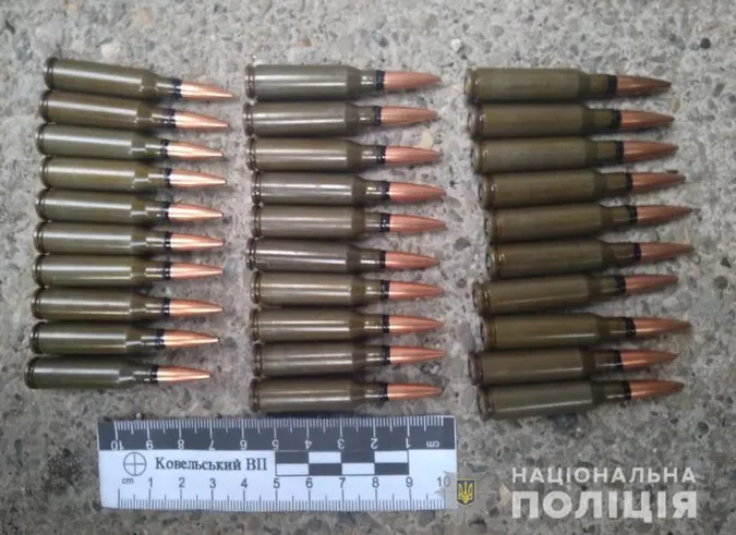 У ковельчанина вилучили майже 150 патронів