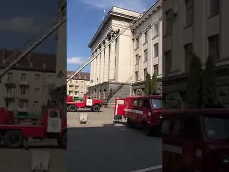 У центрі Луцька – рятувальники: що відбувається (фото, відео)