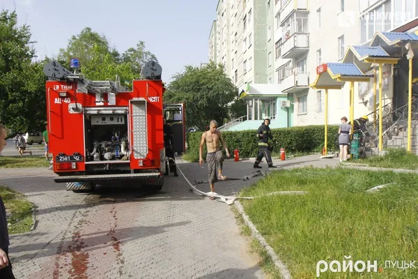 У Луцьку на Конякіна горів магазин