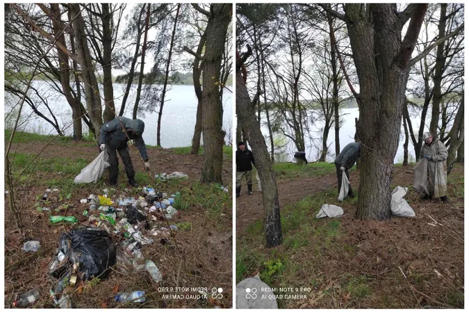 Заплаву річки Стир в Чебенях прибрали від сміття (фото)