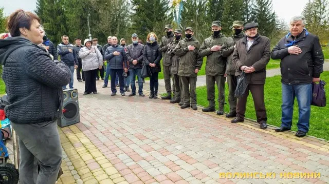 У Луцьку відбувся мітинг-реквієм до 35-ї річниці Чорнобильської катастрофи