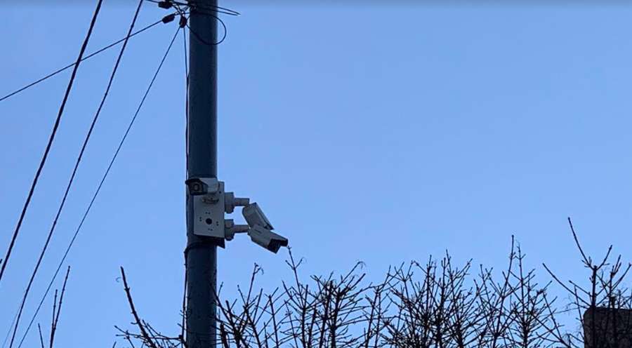 Камери відеоспостереження, встановлені у місті