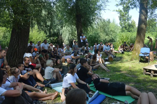 Сергій Жадан віршами «зірвав» аншлаг на Бандерштаті (фото)