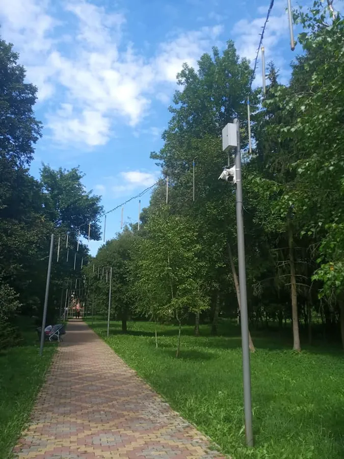У луцькому парку тестують відеокамери (фото)
