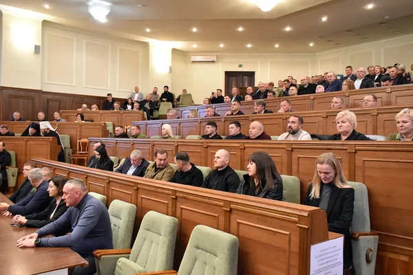 Зал, де представляли нового начальника ОВА