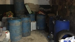 Лучанин зберігав у гаражі  більше тонни фальсифікованого спирту (фото)