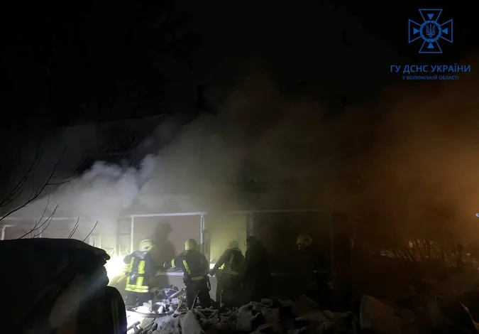 У Заріччі горів житловий будинок (фото)