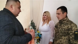 На Волині військовий одружився в день професійного свята
