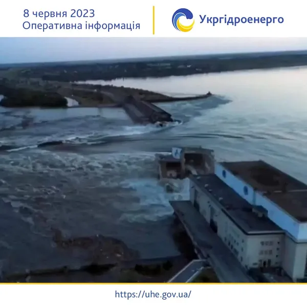 В Україні думають над зведенням перемички Каховського водосховища для відновлення рівня води
