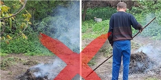 У Луцьку муніципали оштрафували чоловіка за дим (фото)