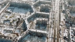 Будинки під снігом: зимовий Луцьк показали з висоти (відео)