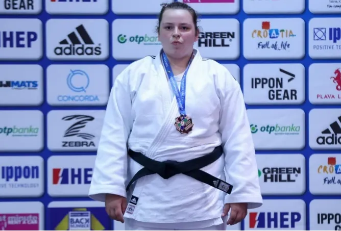 Юна волинська дзюдоїстка здобула бронзу на Чемпіонаті Європи