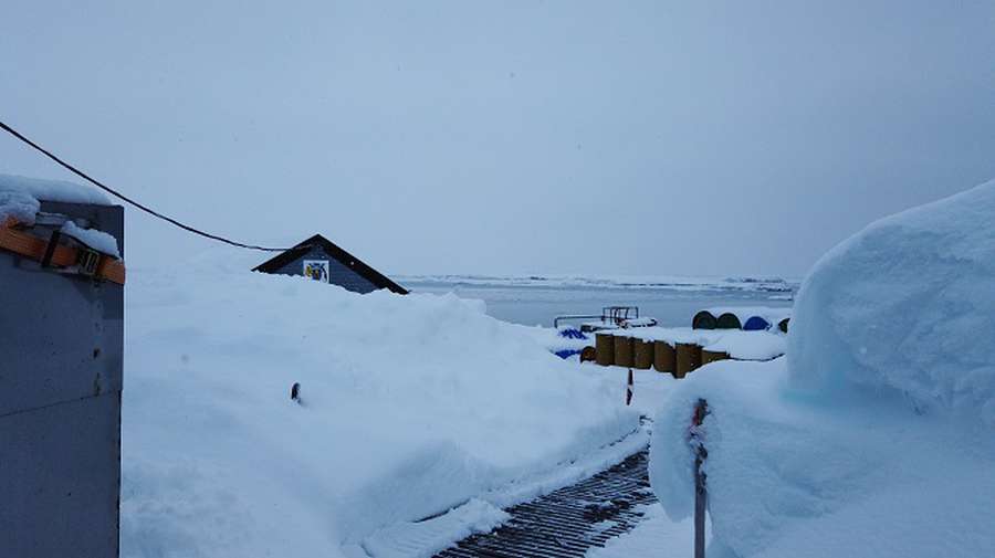 Українську станцію в Антарктиді засипало майже триметровим шаром снігу (фото)