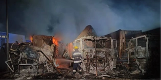 Ворог вдарив по складах на Одещині (фото)