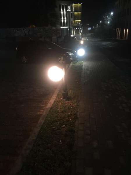 У Луцьку в сквері позривали ліхтарі (фото)